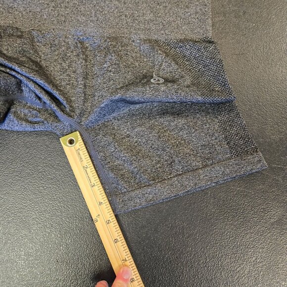 Ryderwear High-Waisted Seamless Staples Compression Shorts M Dark Grey - Picture 6 of 6